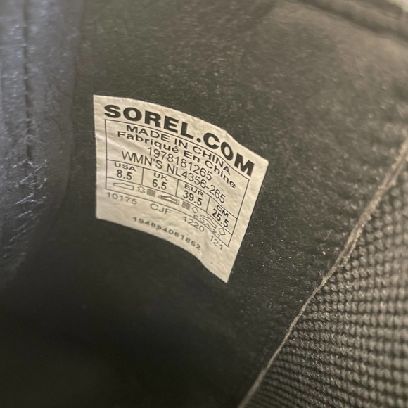 SOREL Phoenix Short Waterproof Combat Boots Women’s 8.5 - Picture 8 of 9